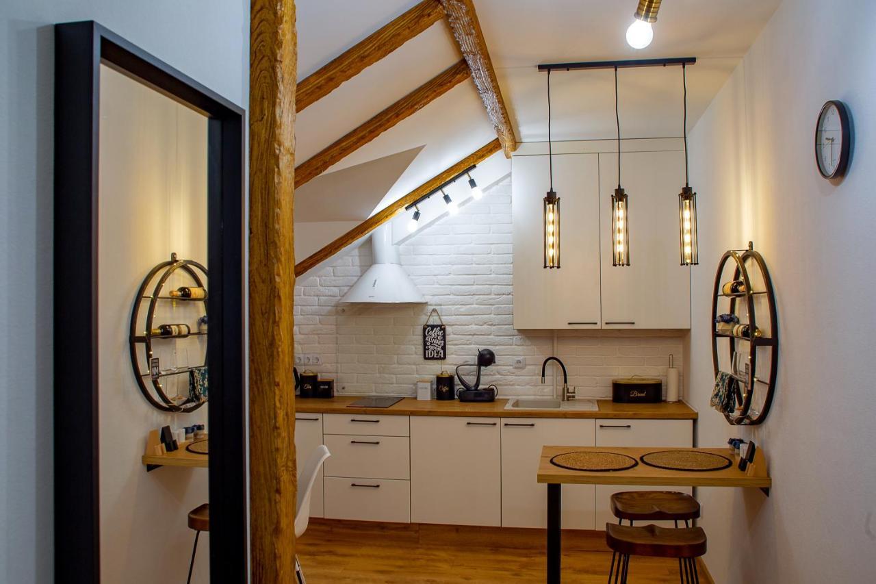 Old Town Loft Apartments คาเมียเนตส์-โปดิลสกี ภายนอก รูปภาพ